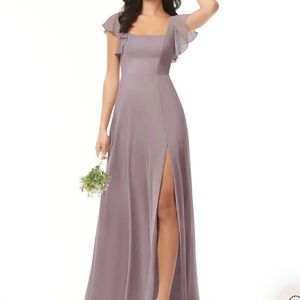 Azazie Bondi Dress-dusk